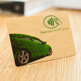 100_ biodegradable Wood proximity cards